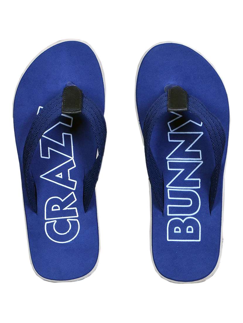 men blue slip on flip flop - 21364967 - Standard Image - 1