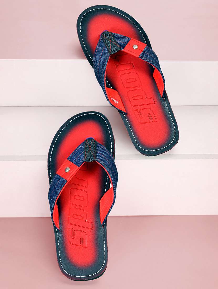 men red slip on flip flop