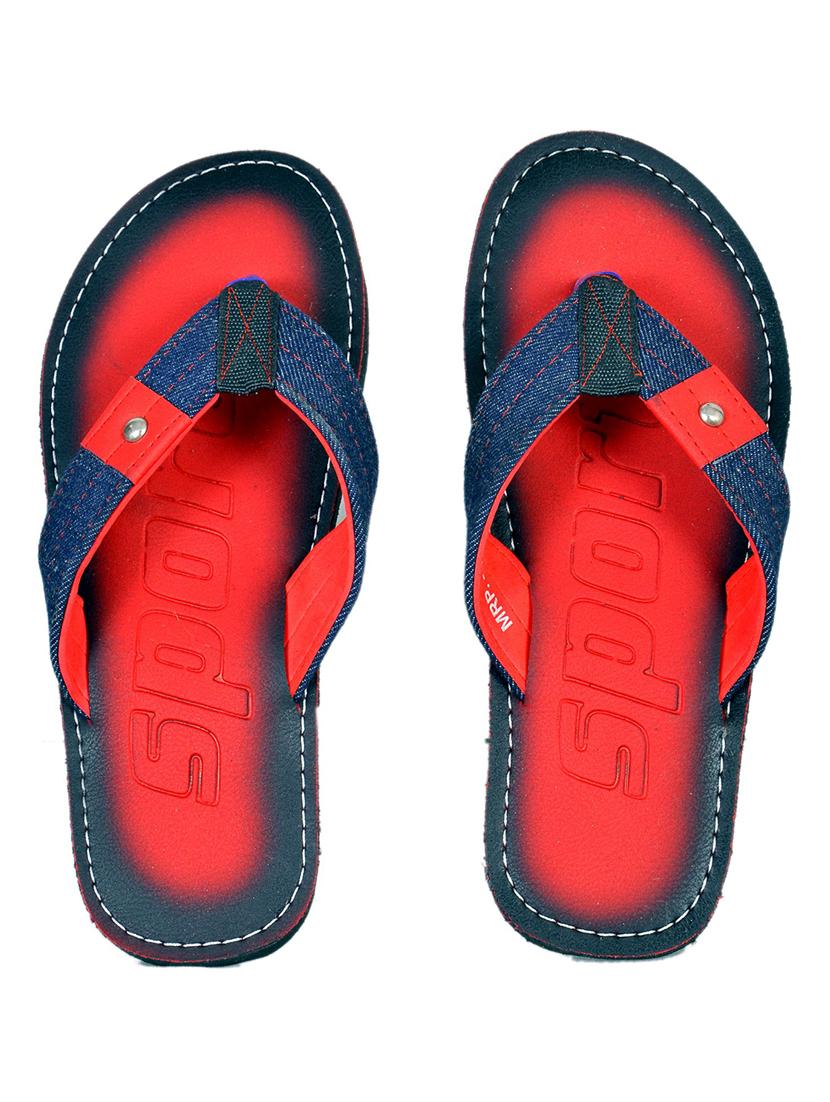 men red slip on flip flop - 21364981 - Standard Image - 4