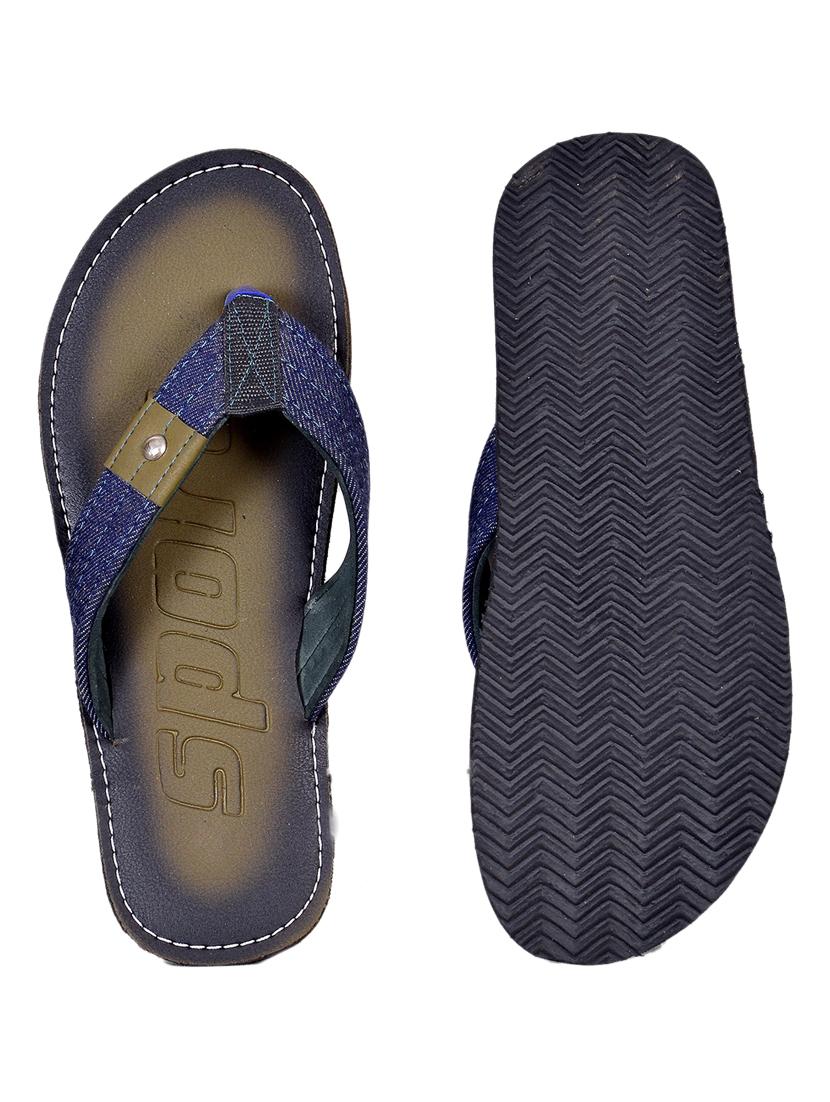 men olive slip on flip flop - 21364985 - Standard Image - 4