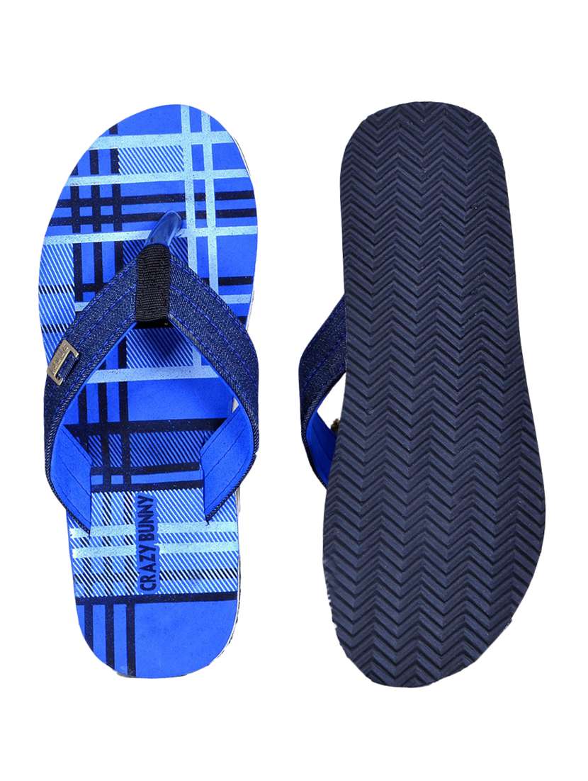 men blue slip on flip flop - 21364991 -  Standard Image - 4