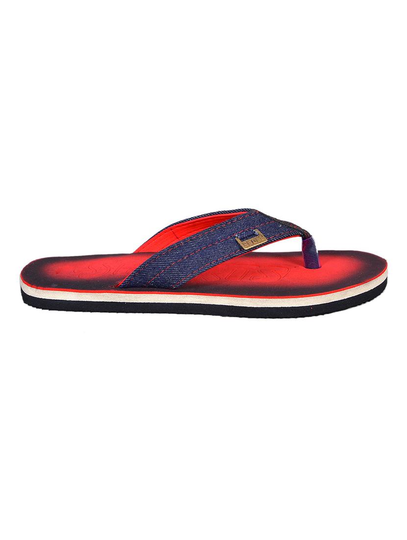 men red slip on flip flop - 21364998 - Standard Image - 1