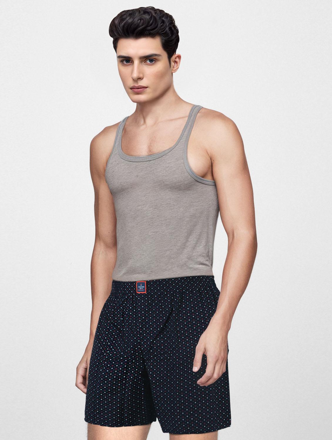 navy blue printed mid rise boxers - 21365069 - Standard Image - 4