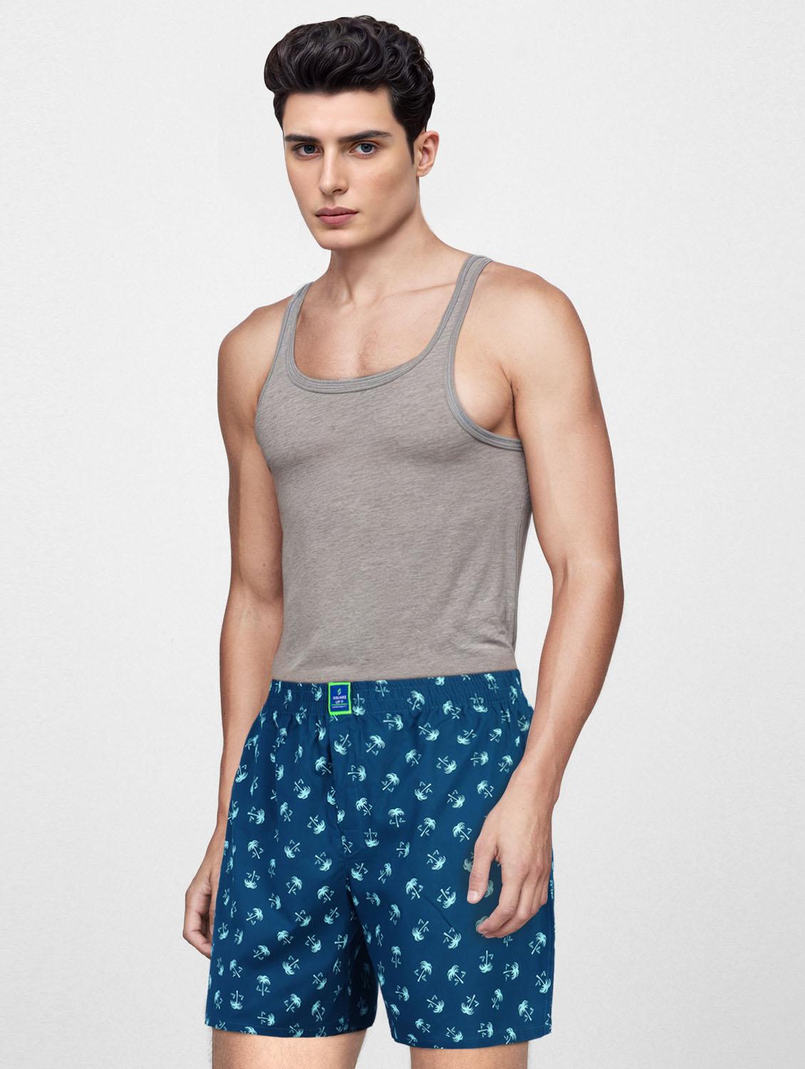 men's printed mid rise boxers - 21365079 - Standard Image - 4