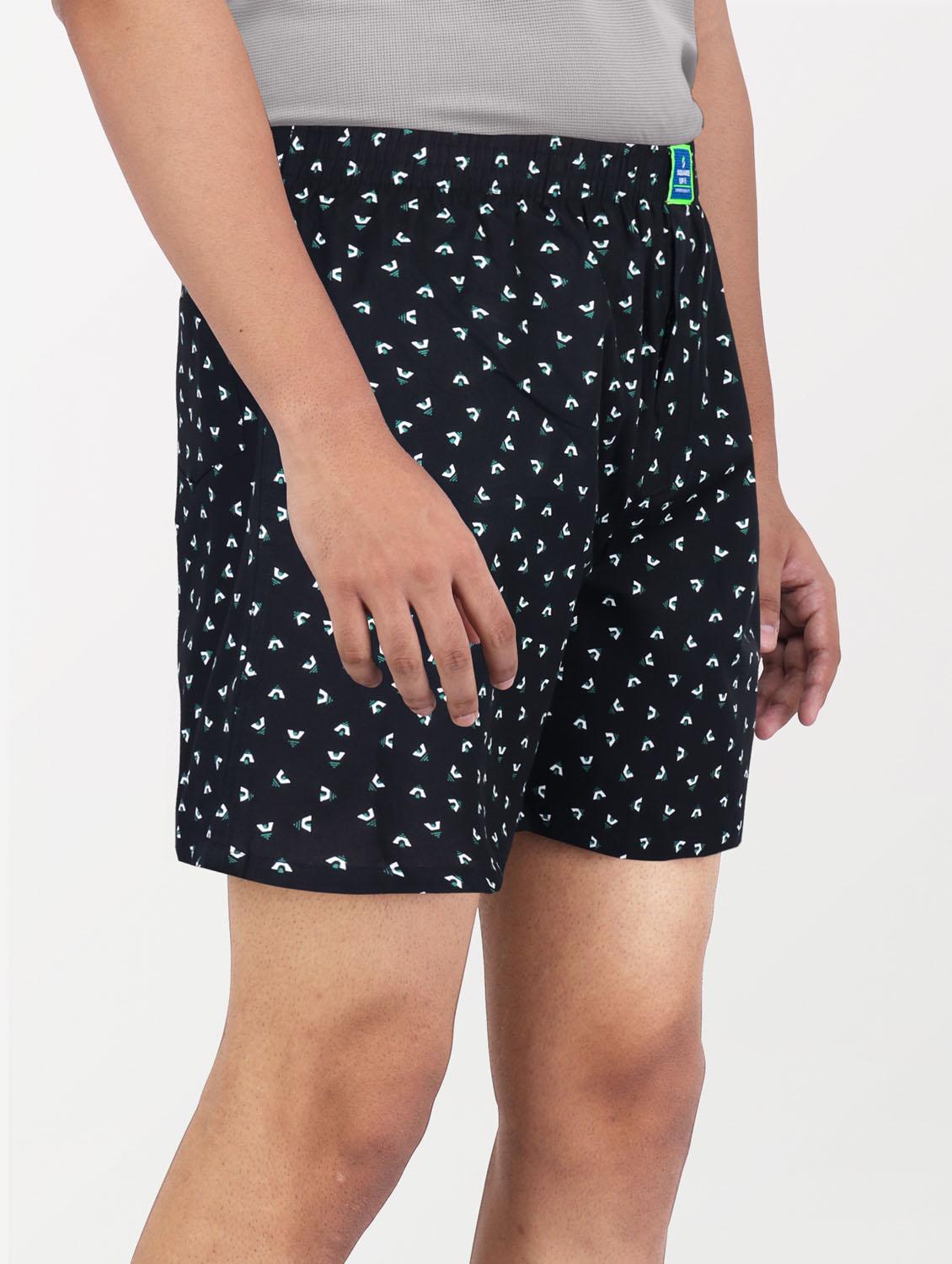 men's printed mid rise boxers - 21365133 - Standard Image - 1