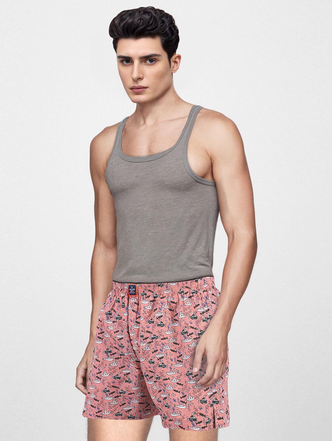 pack of 2 printed mid rise boxers - 21365147 - Standard Image - 4