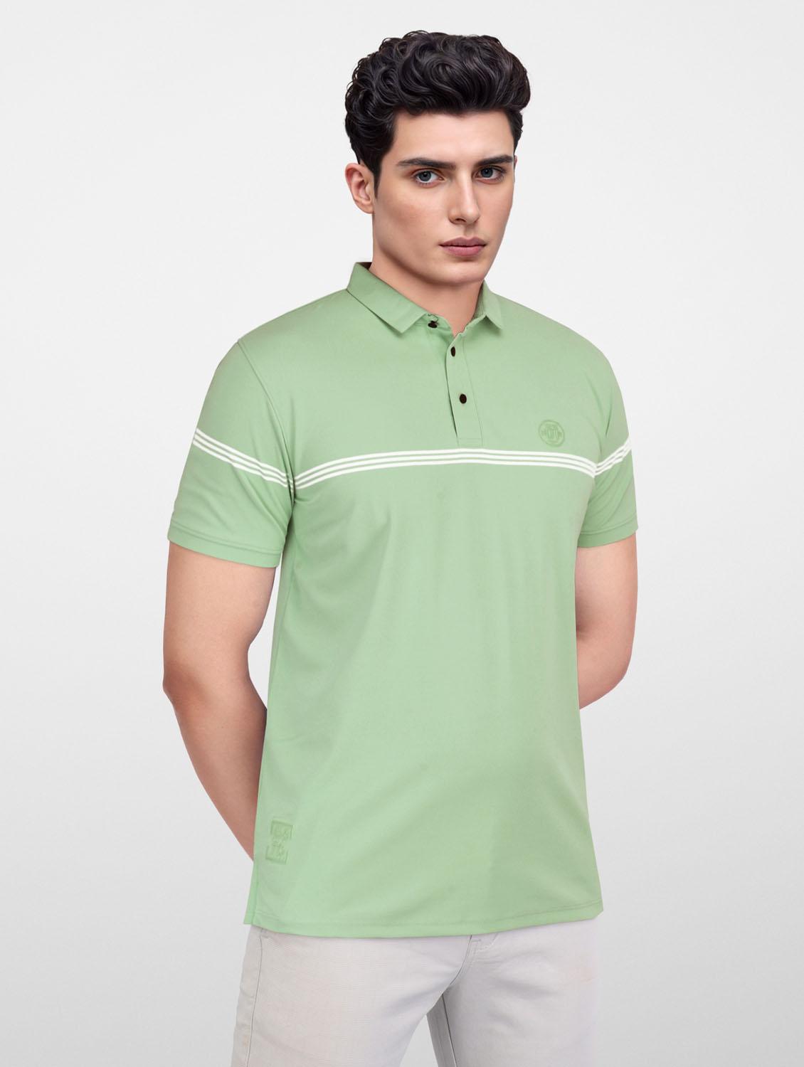 men's striped polo t-shirt - 21365194 - Standard Image - 1