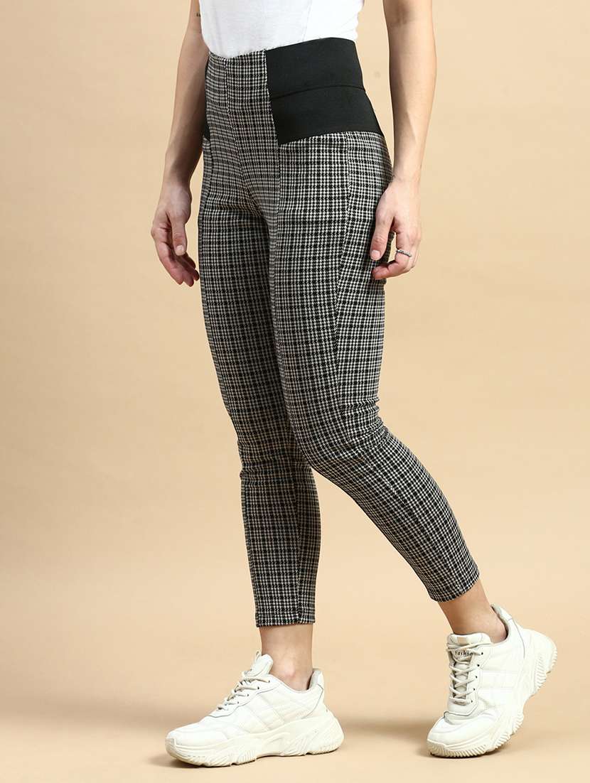 women high rise printed jeggings - 21365264 -  Standard Image - 1