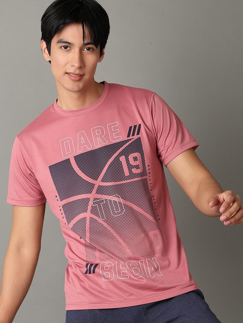 men printed short sleeves t-shirt - 21365438 -  Standard Image - 1