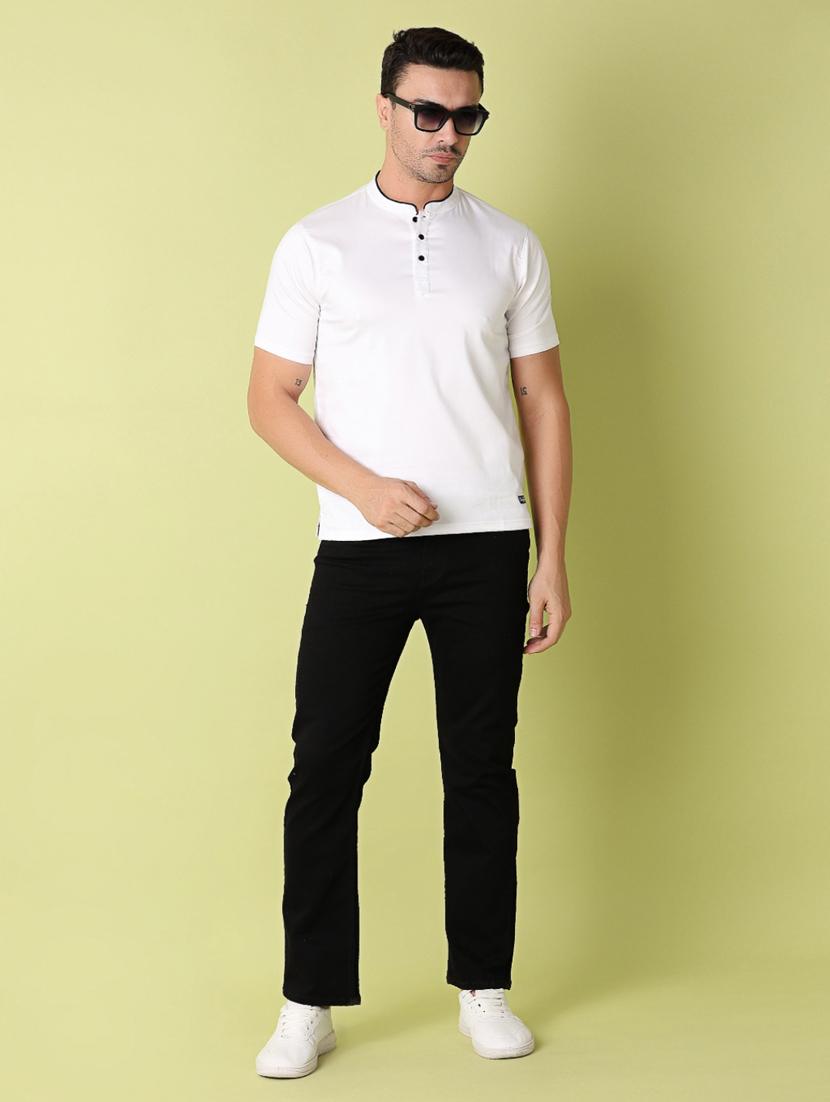 men solid short sleeve t-shirt - 21366126 - Standard Image - 4