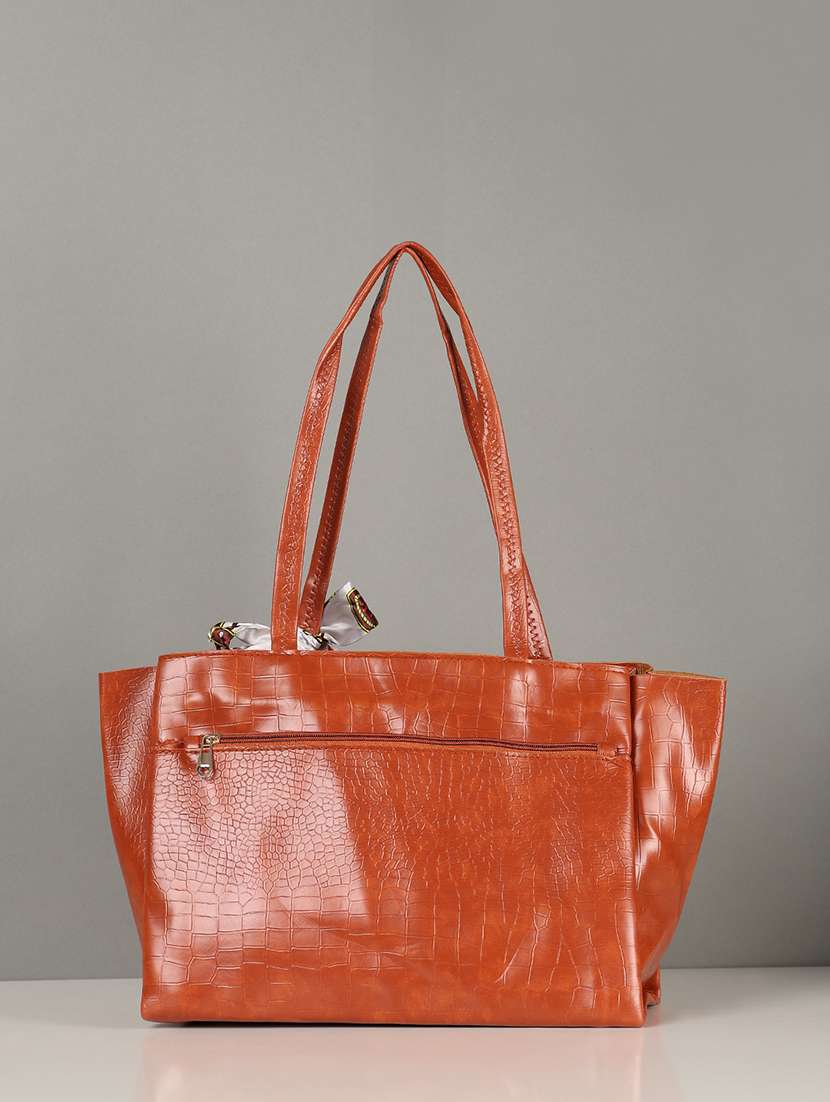 women solids leatherette handbags - 21366359 - Standard Image - 1