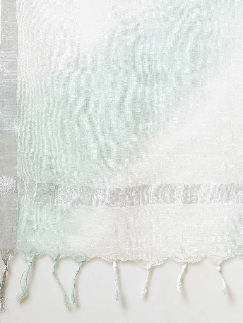 women sea green kurta palazzos set with dupatta  - 21366553 -  Standard Image - 4