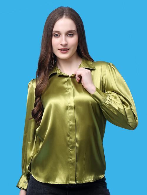 women long solid regular shirt - 21366592 -  Standard Image - 0