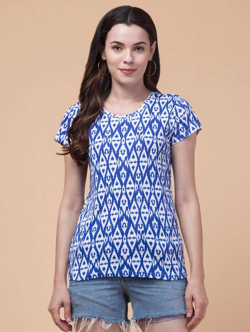 women pack of 2 round neck t-shirts - 21367150 - Standard Image - 1