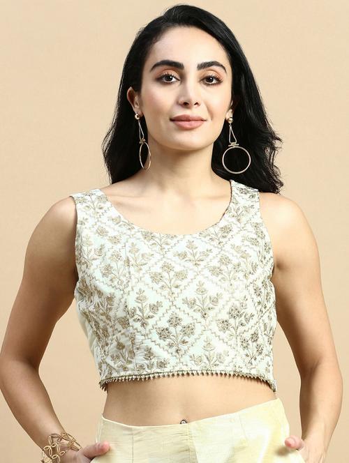 women embroidered stitched blouse - 21367158 - Standard Image - 0