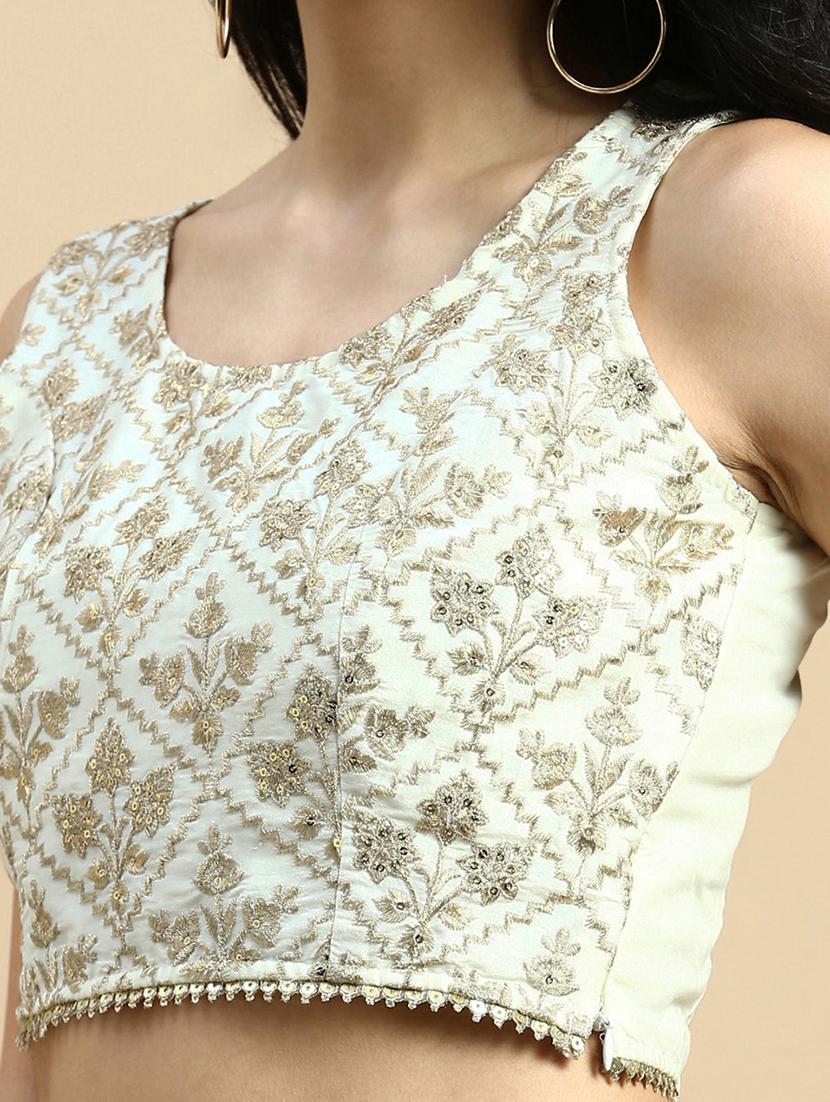 women embroidered stitched blouse - 21367158 - Standard Image - 4