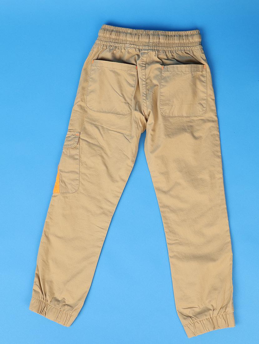 boys mid rise solid cargo - 21368308 -  Standard Image - 1