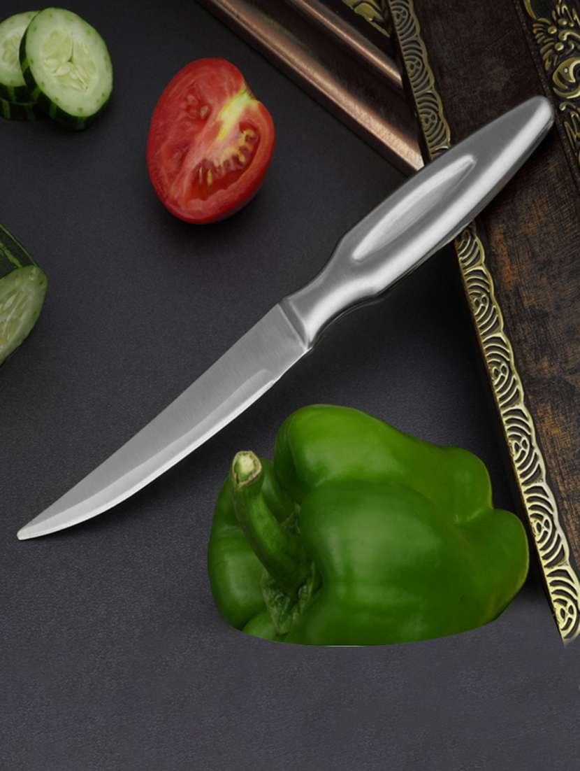 zebics knife stainless steel fine vegetable knife with perfect grip handle for home & kitchen