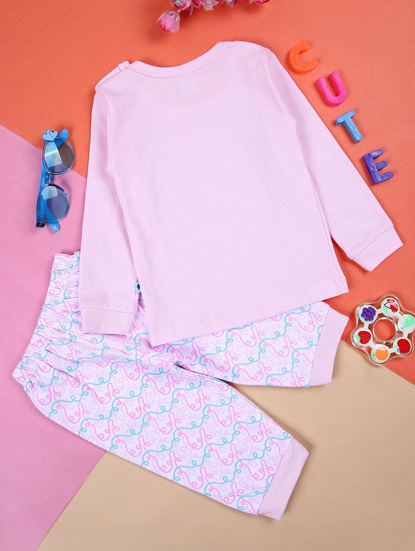kids printed full length twin set - 21369040 - Standard Image - 1