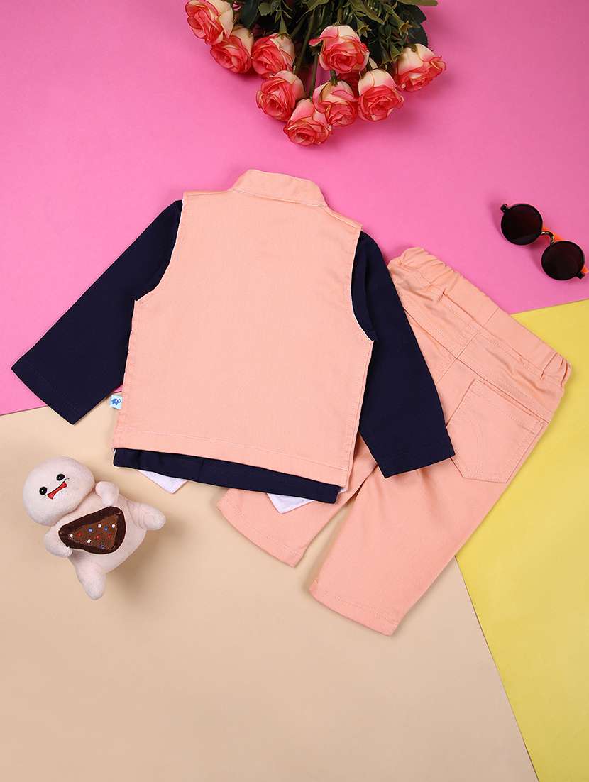 boys solid with work full length set - 21369063 -  Standard Image - 1