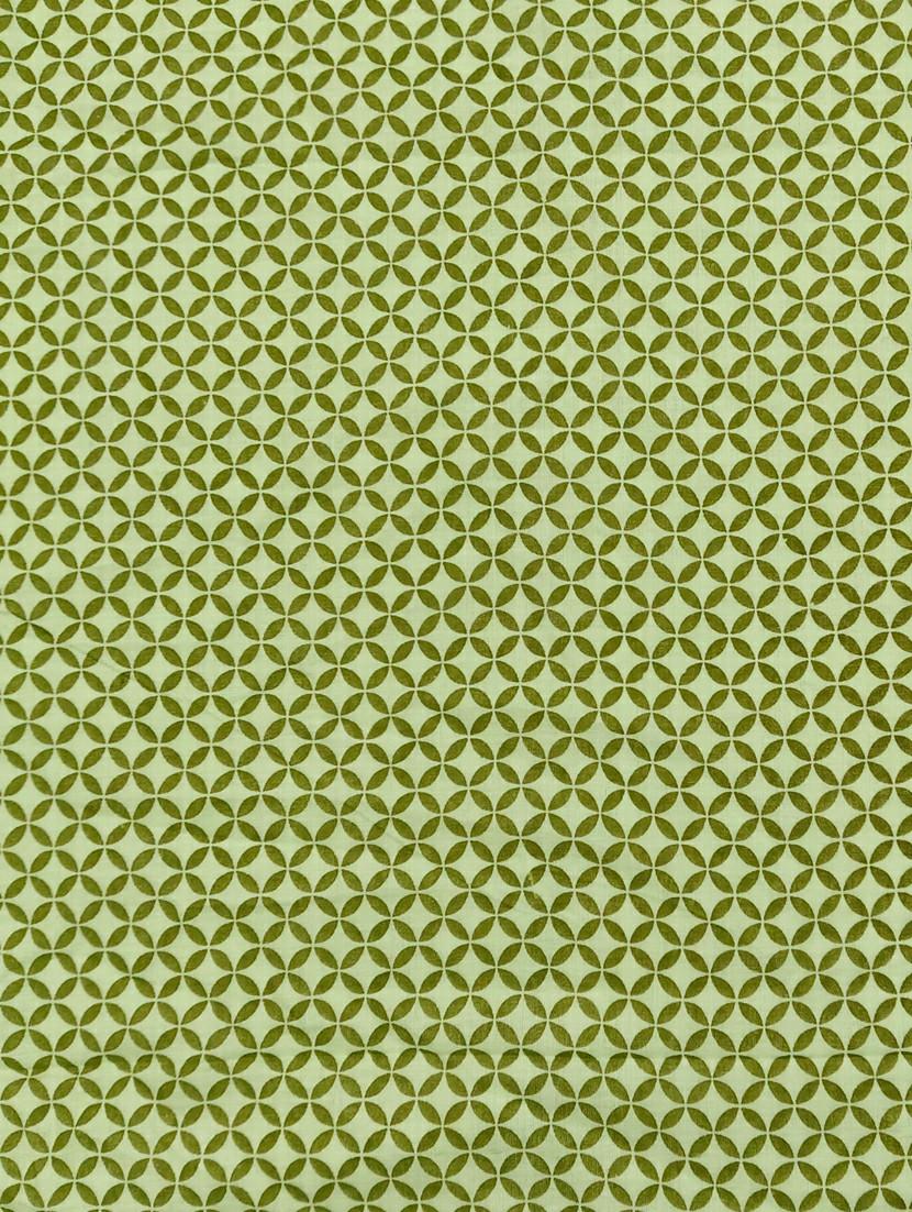 green printed cotton scarf - 21369245 - Standard Image - 4