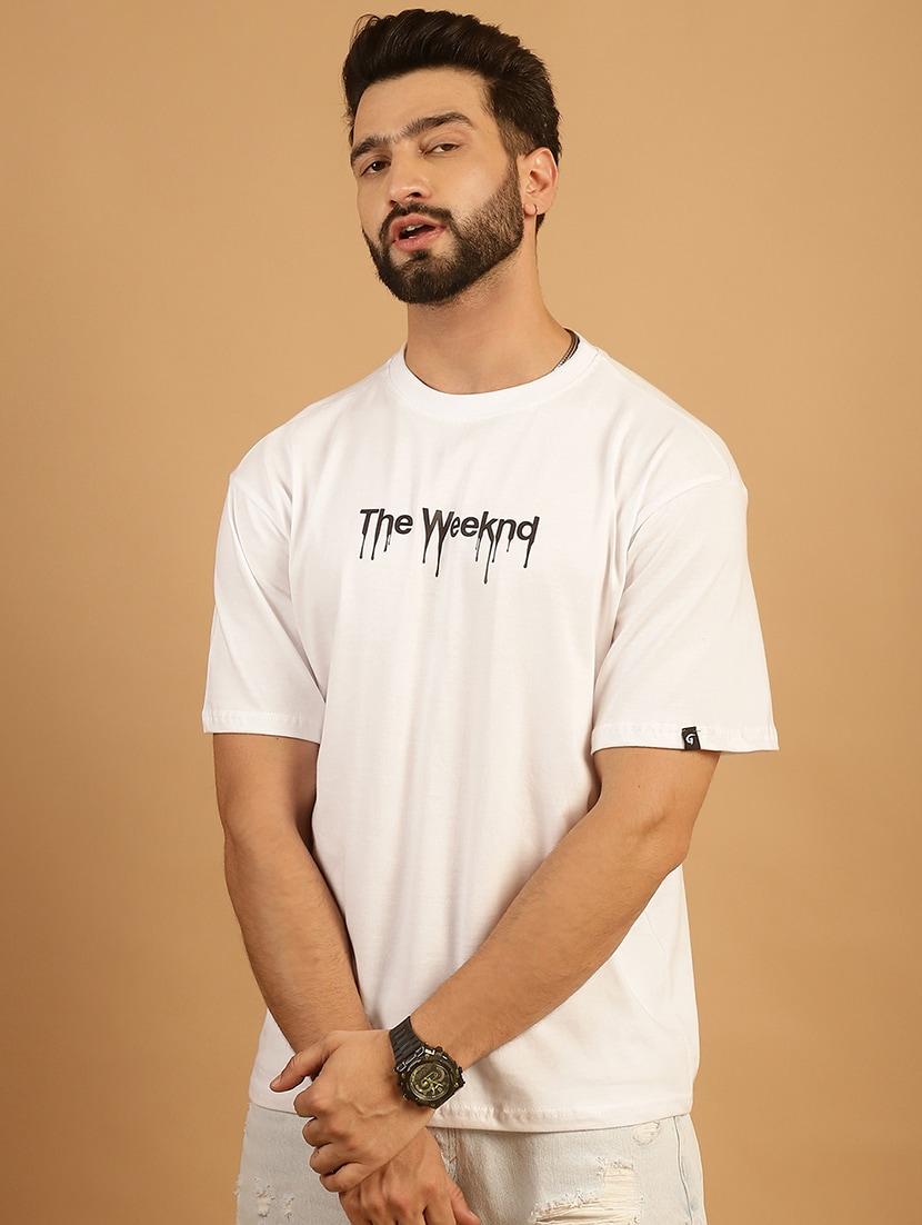 men round neck back print t-shirt - 21369588 -  Standard Image - 1