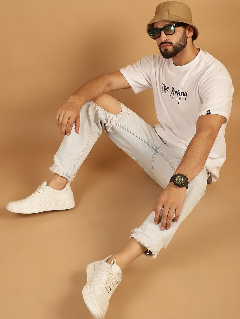 men round neck back print t-shirt - 21369588 - Standard Image - 4