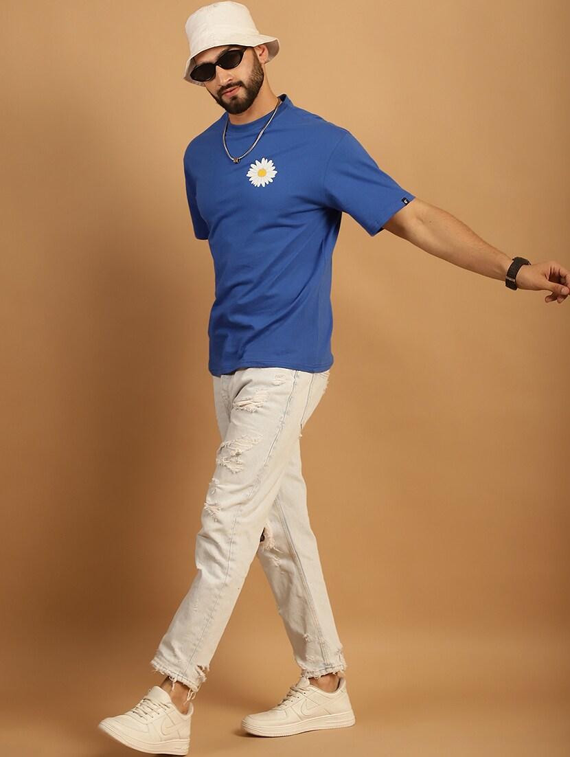 men round neck back print t-shirt - 21369597 - Standard Image - 4