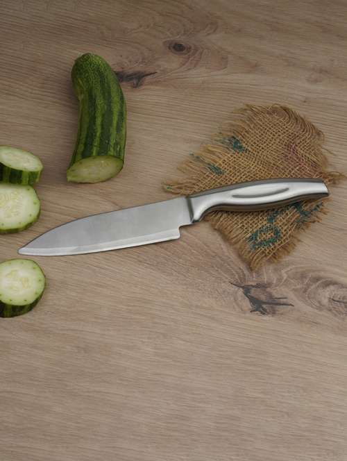 Zebics Knife Stainless Steel Fine Vegetable Knife With Perfect Grip Handle For Home & Kitchen