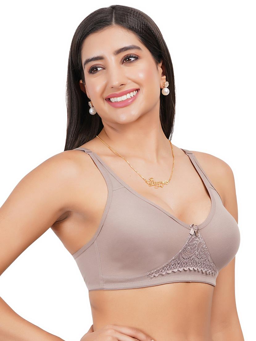 women solid regular bra - 21369886 - Standard Image - 1