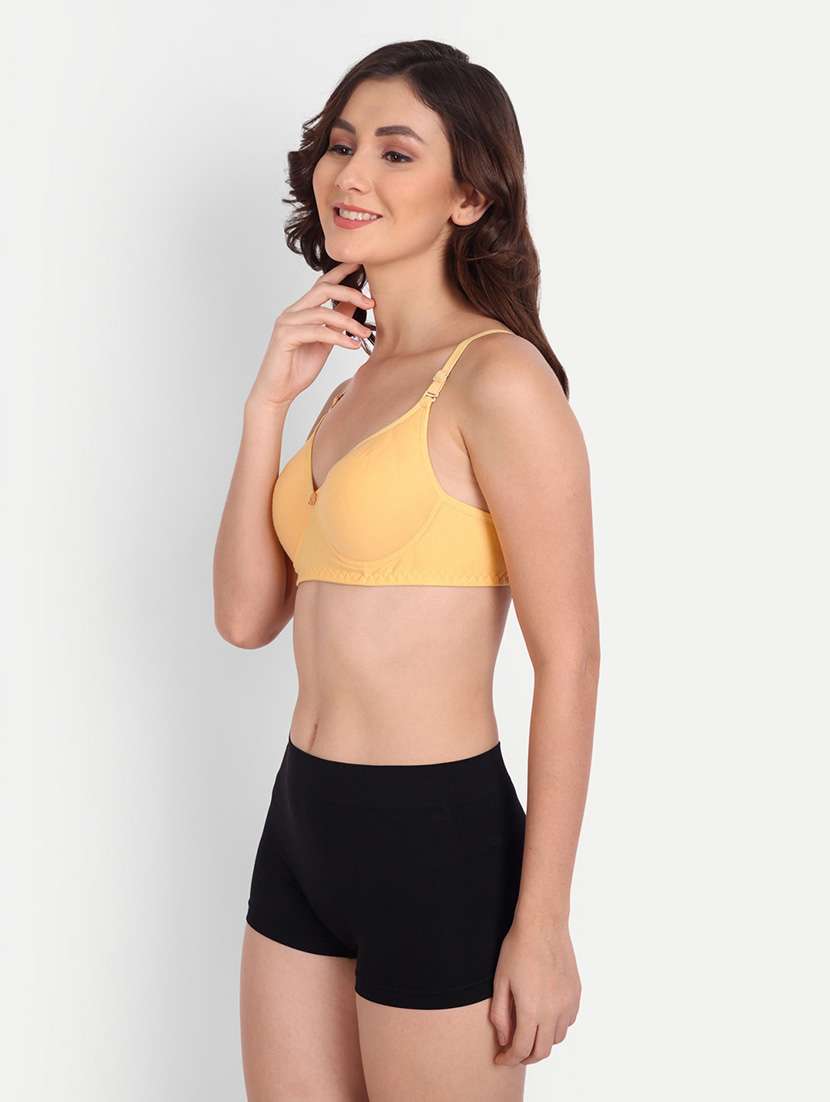 women solid regular bra - 21369893 -  Standard Image - 1