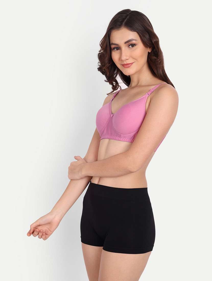 women solid regular bra - 21369894 -  Standard Image - 1