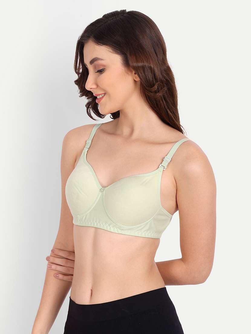 women solid regular bra - 21369896 -  Standard Image - 1
