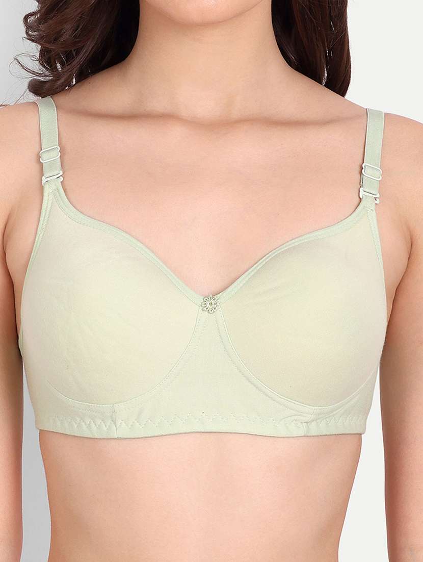 women solid regular bra - 21369896 -  Standard Image - 4