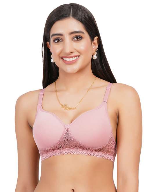 women solid regular bra