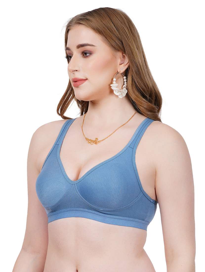 women solid sports bra - 21369985 -  Standard Image - 1
