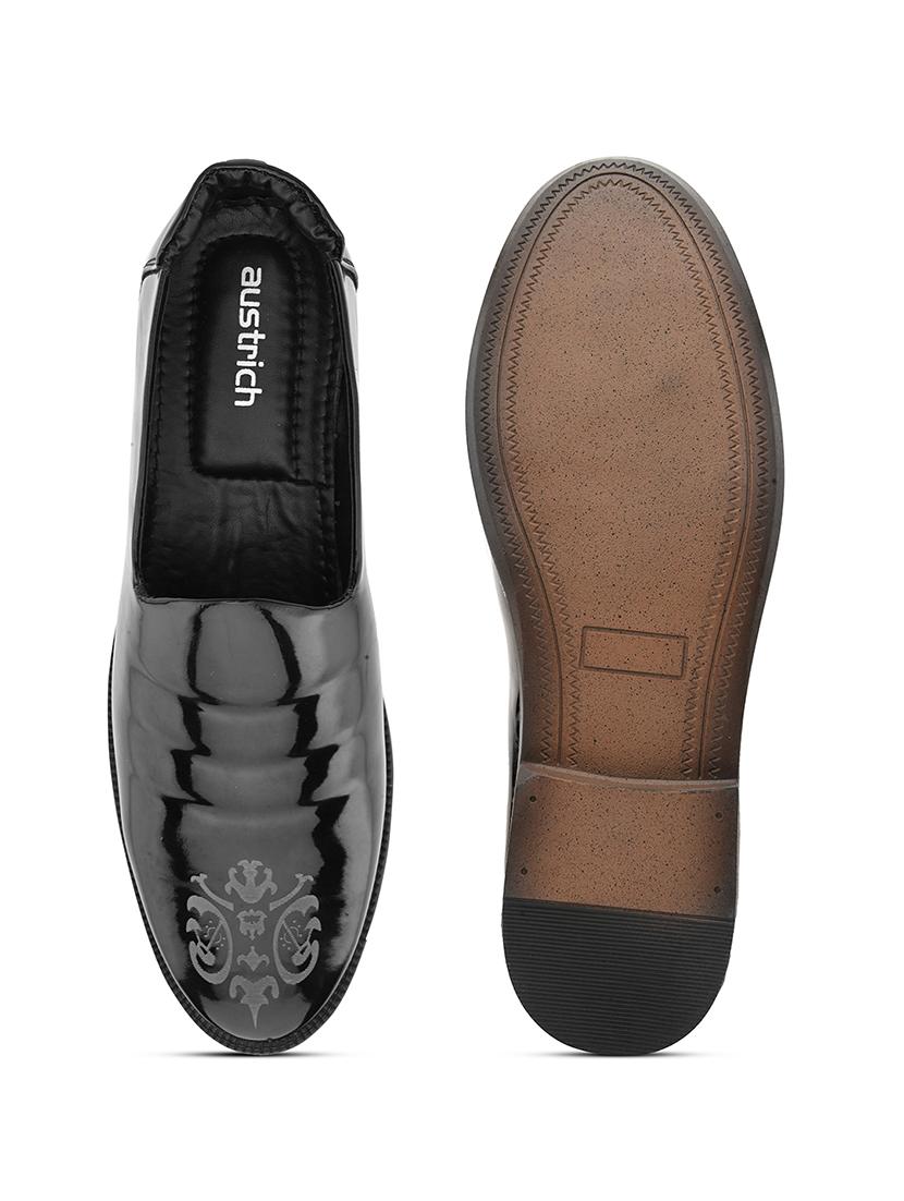 men black slip on loafer - 21370030 - Standard Image - 4