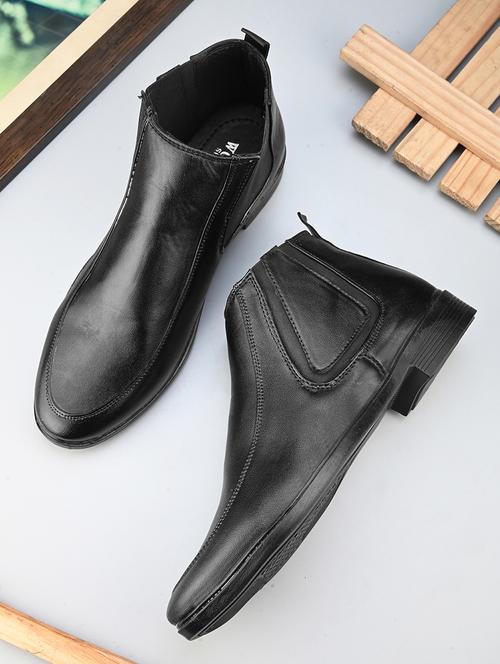 black synthetic lace up shoes - 21370040 -  Standard Image - 0