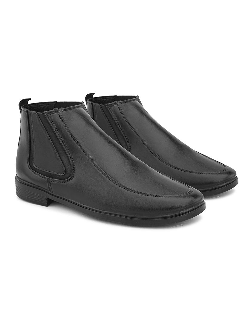 black synthetic lace up shoes - 21370040 -  Standard Image - 1