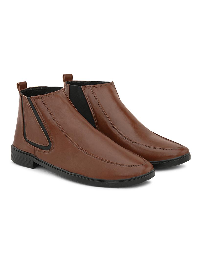 tan synthetic lace up shoes - 21370041 -  Standard Image - 1