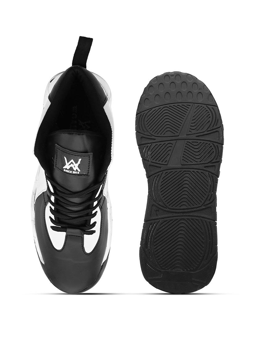 black synthetic lace up shoes - 21370054 - Standard Image - 4