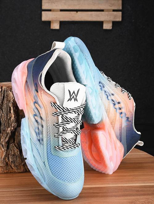 men multi colored lace up sneaker - 21370082 -  Standard Image - 0