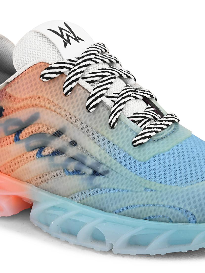 men multi colored lace up sneaker - 21370082 - Standard Image - 4