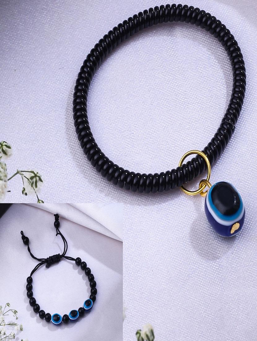 evil eye bracelet rakhi set - 21370140 - Standard Image - 1