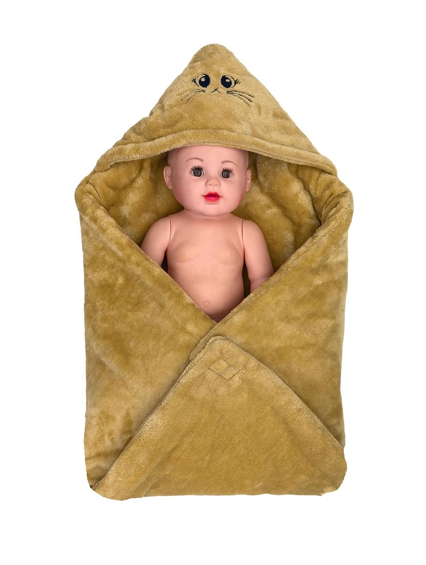 cartoon pattern newborn baby swaddle blanket - 21370586 - Standard Image - 1
