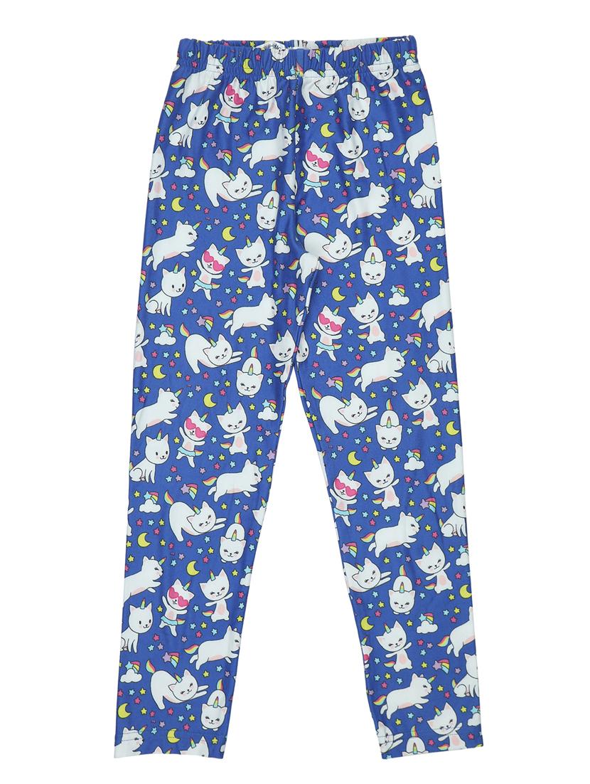 girls multicolored printed set of 2 leggings - 21370722 - Standard Image - 1