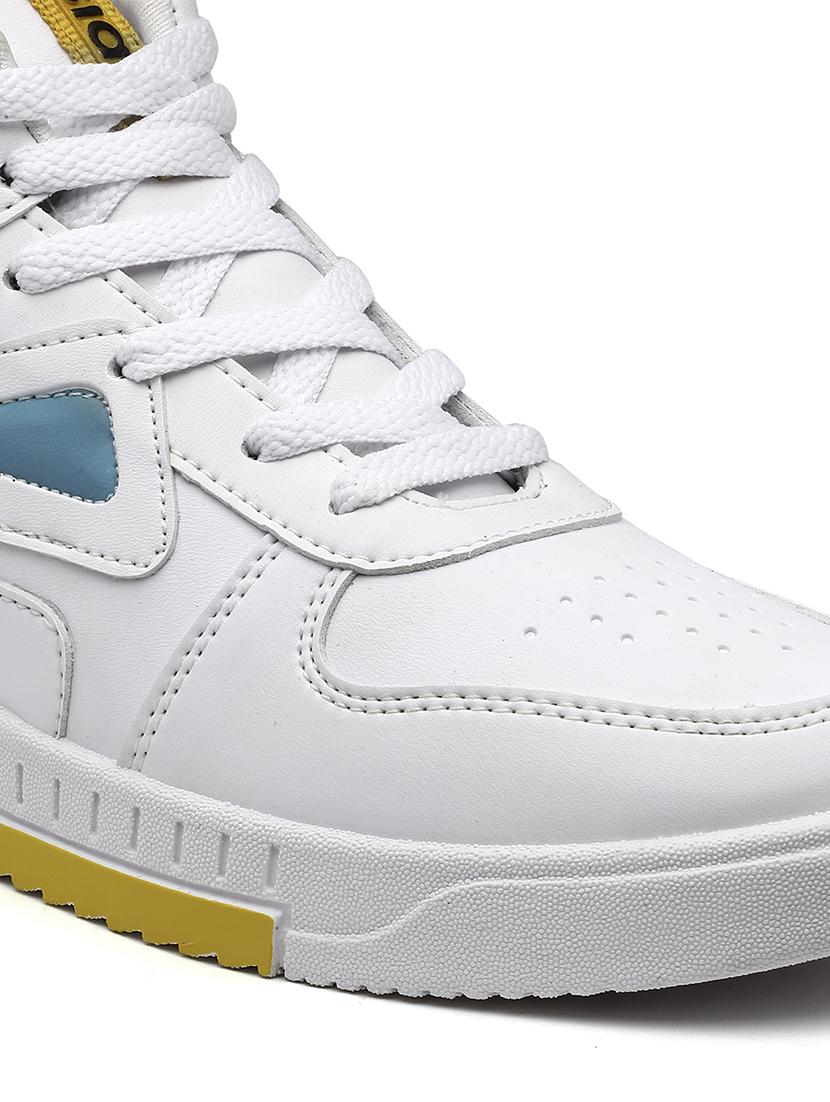 men white lace up sneaker - 21371396 - Standard Image - 4