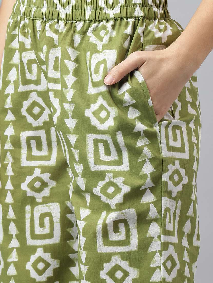 women printed ethnic co-ord set - 21371655 -  Standard Image - 4