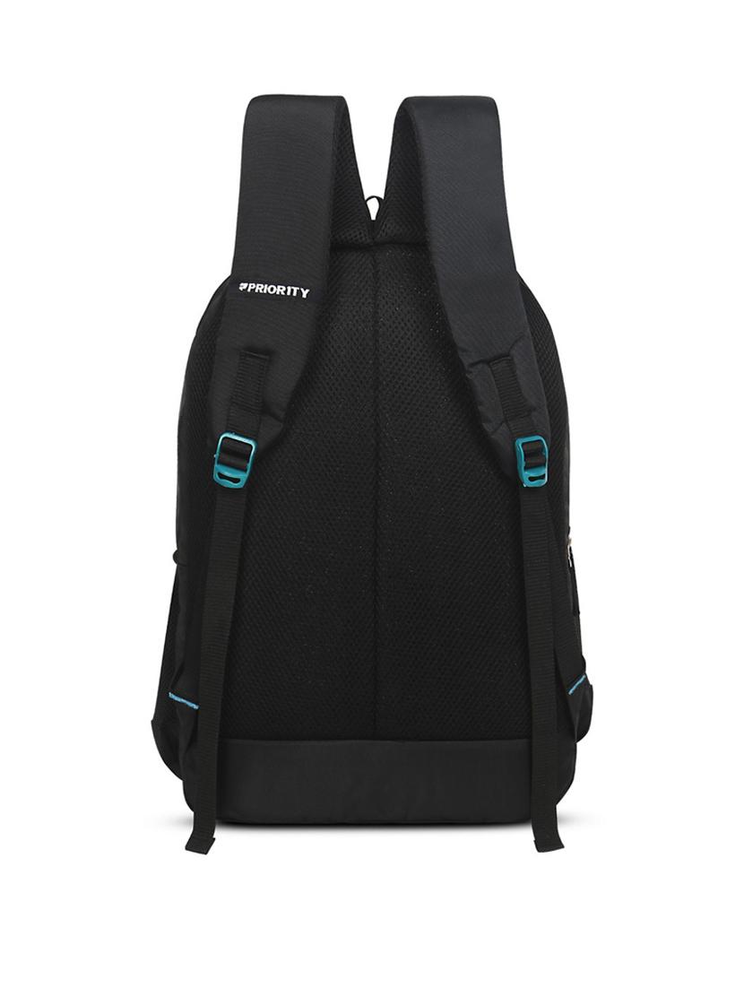 black polyester backpack - 21371695 - Standard Image - 1