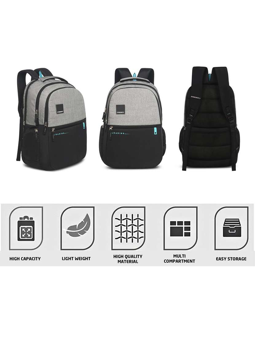 black polyester backpack - 21371702 -  Standard Image - 4